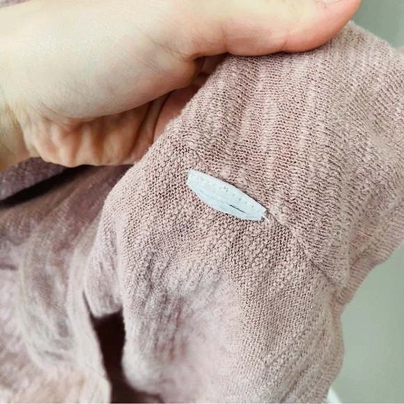 if it were me Long Sleeve Cowl Neck Top Pink Sz Small - Picture 5 of 8